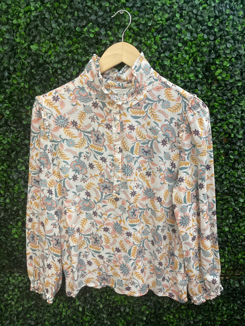 Lucky Brand, Floral Women's Blouse Size M